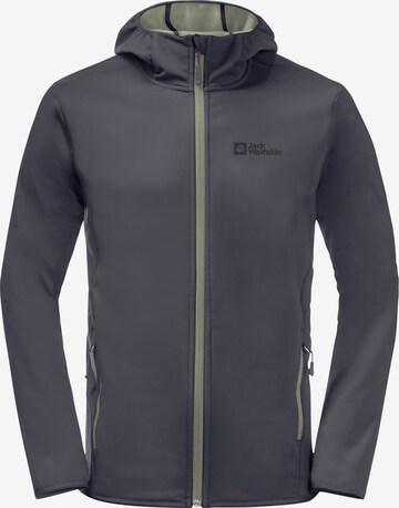 Veste outdoor 'BORNBERG' JACK WOLFSKIN en gris : devant