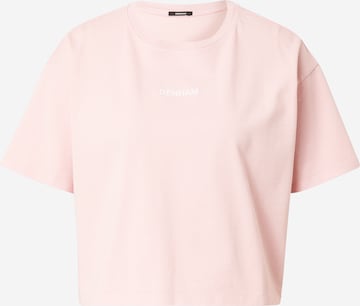 DENHAM Koszulka 'UPLANCE' w kolorze różowy: przód