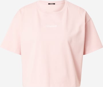 DENHAM T-shirt 'UPLANCE' i rosa: framsida