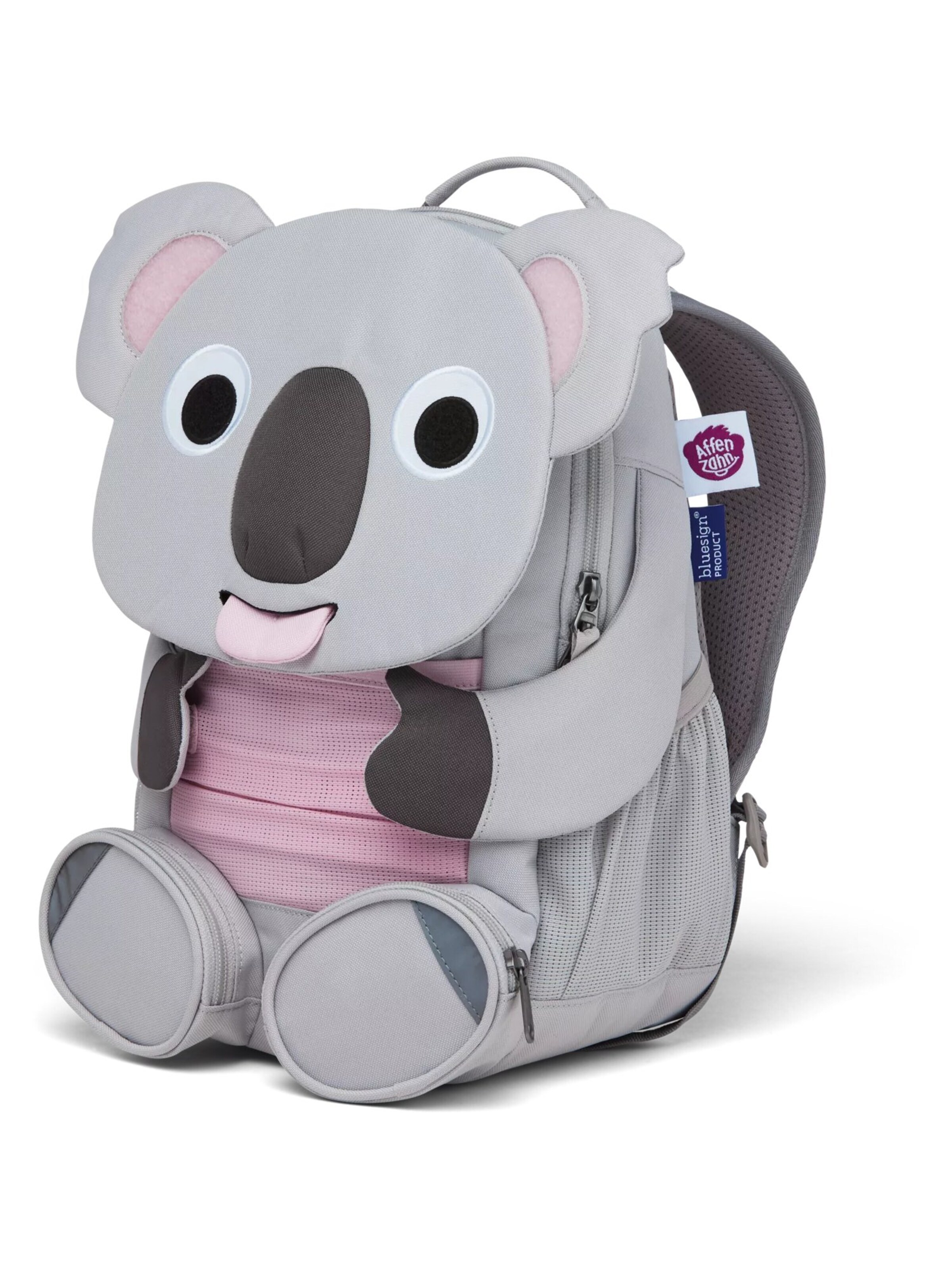 Affenzahn Rucksack 'Kinderrucksack Großer Freund' in Grau