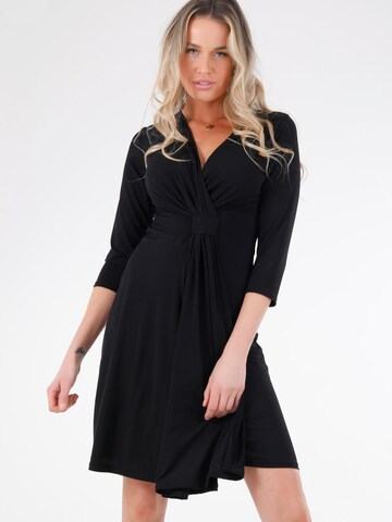 YC Fashion & Style Dress 'Elegant Flow' in Black: front