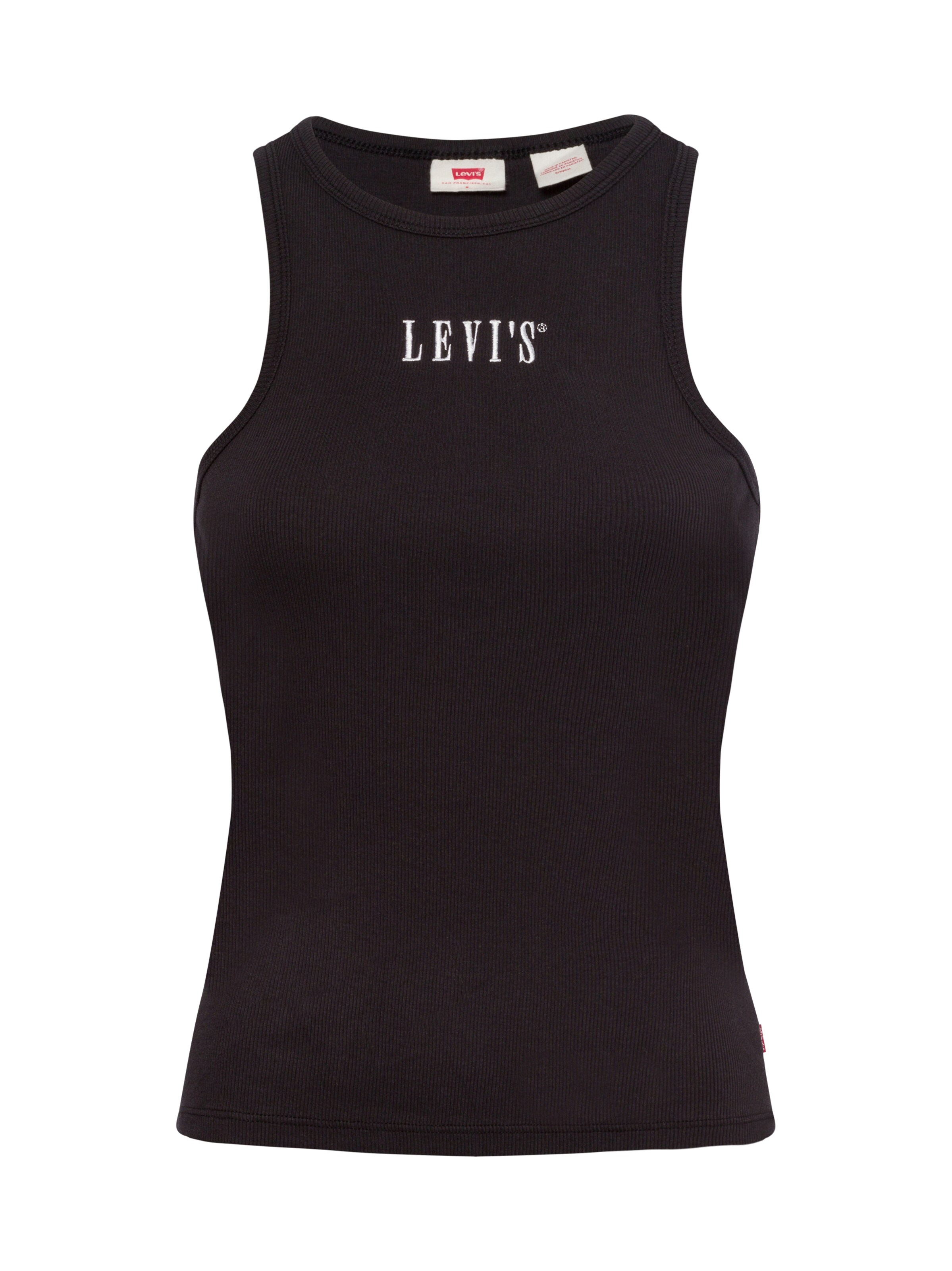 LEVI'S ® Tanktop in Schwarz: Vorderseite