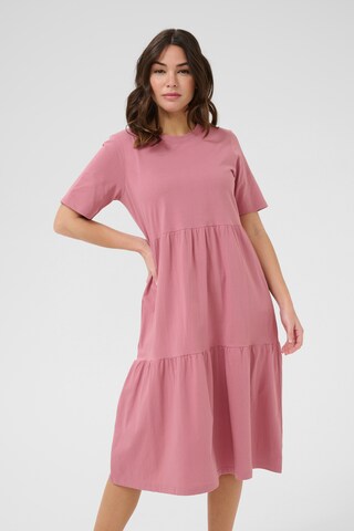Robe 'Judy' Kaffe en rose : devant