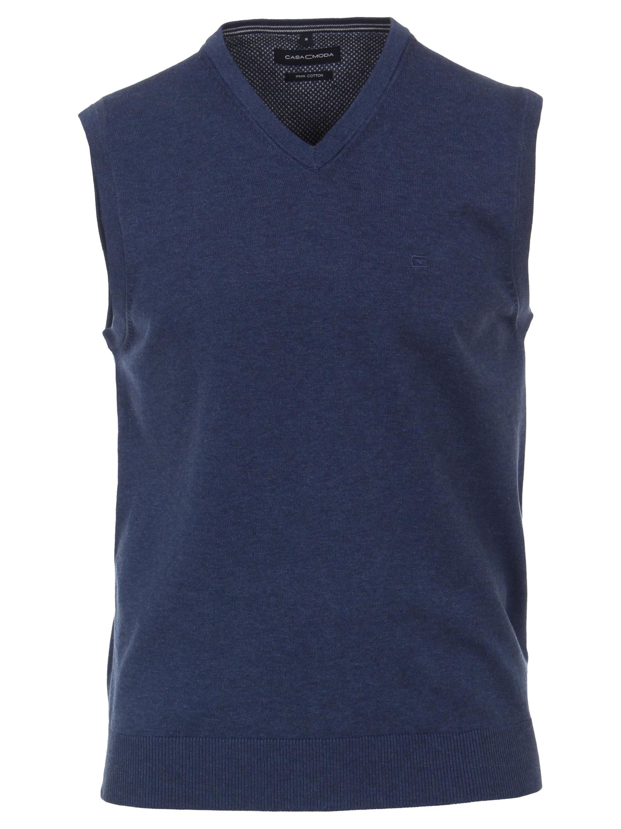 CASAMODA Sweater 'Basic' in Blue: front