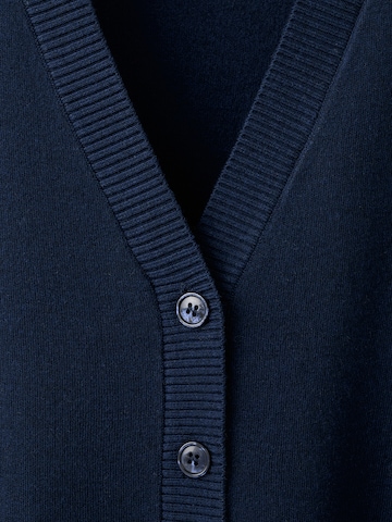 MANGO Strickjacke 'BRUNINS' in Blau