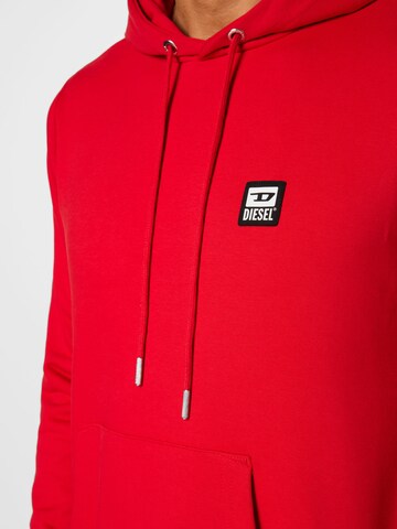 DIESEL Sweatshirt 'GIRK' in Rot