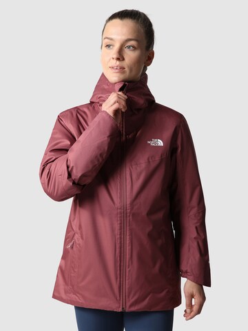 THE NORTH FACE Funkcionalna jakna 'Quest' | roza barva: sprednja stran