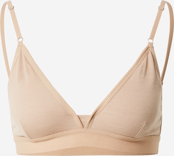 Soutien-gorge de sport 'Siren' ICEBREAKER en beige : devant