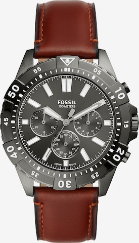 FOSSIL Uhr in Grau: front