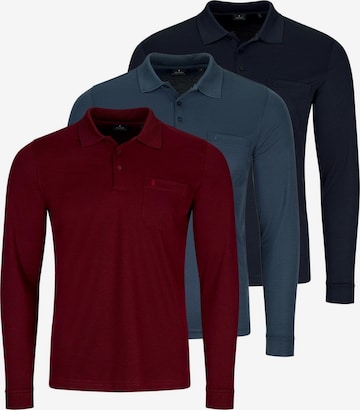 Ragman Shirt 'Basic' in Rood: voorkant