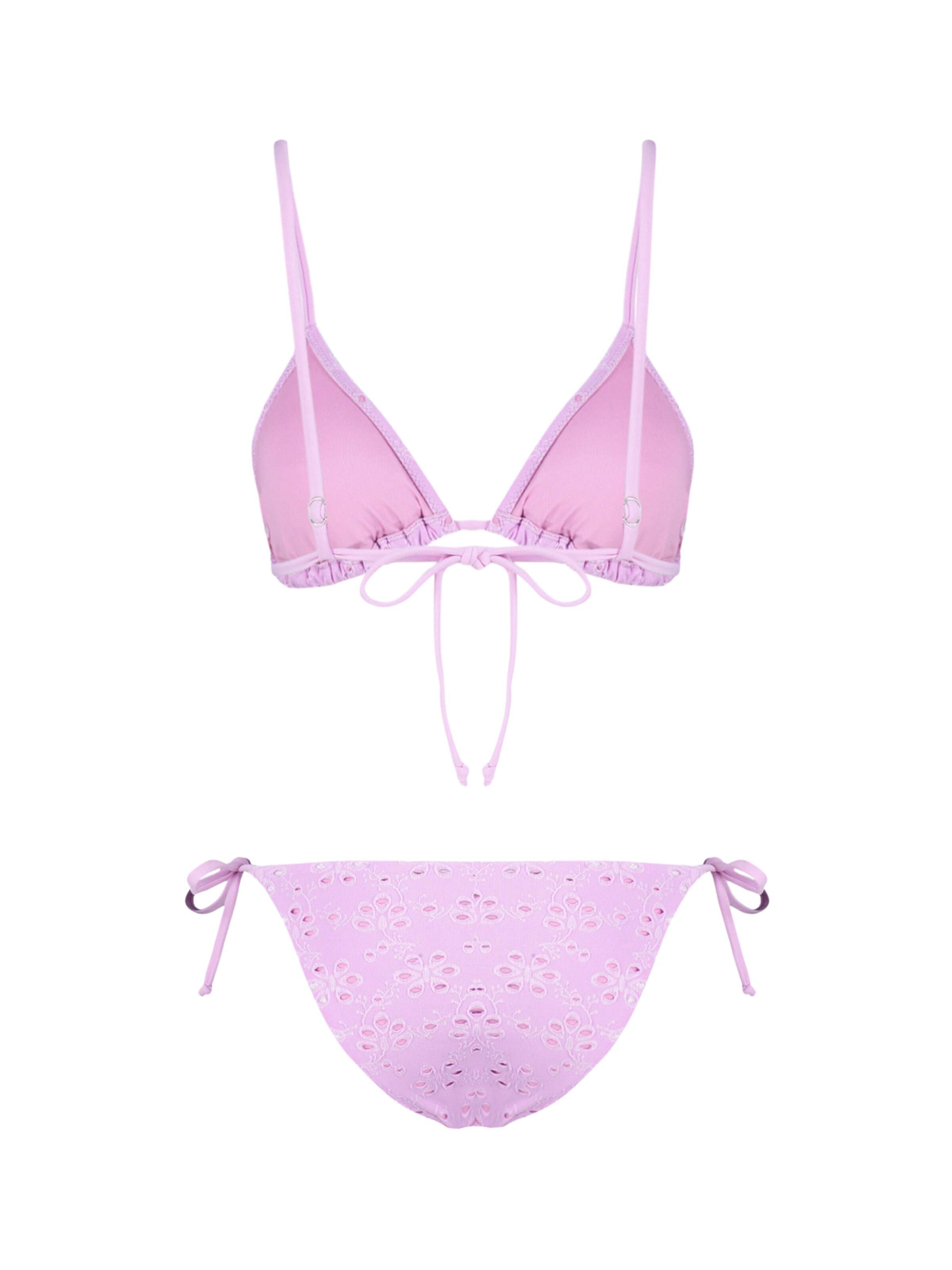 Trendyol Triangle Bikini in Pink