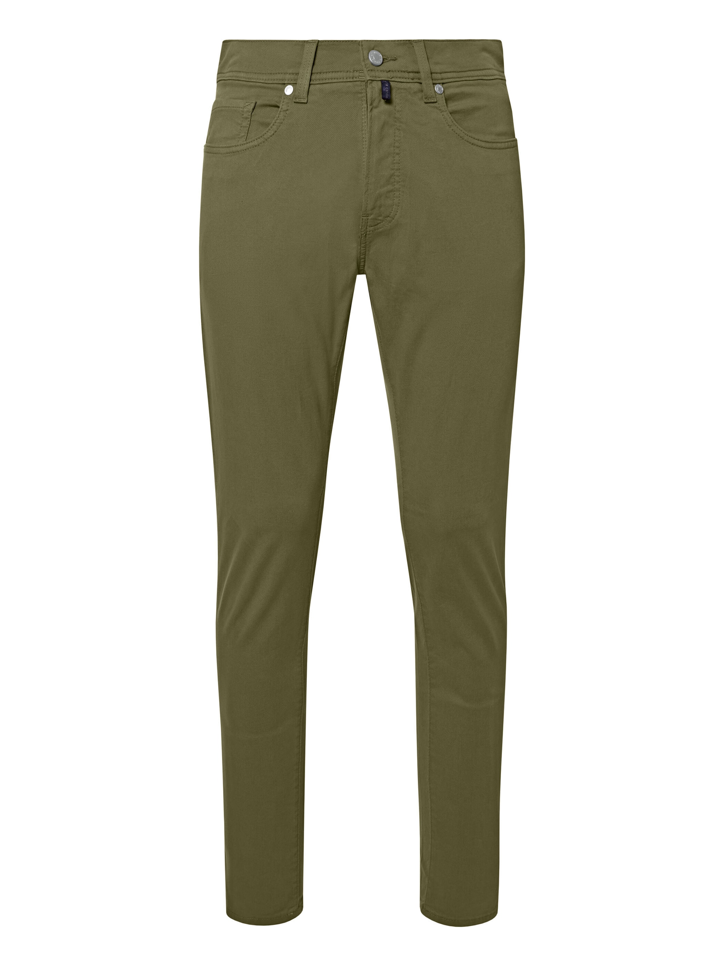 Regular Pantalon chino 'Lyon' PIERRE CARDIN en vert : devant