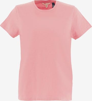 Organication T-Shirt in Pink: Vorderseite