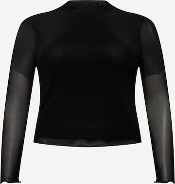 Cotton On Curve Shirt 'ADDISON' in Black: front