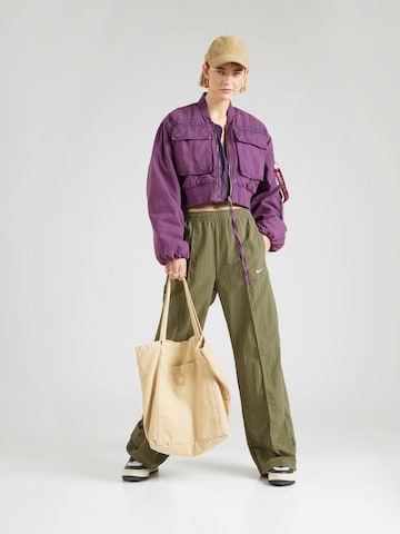 Veste mi-saison ALPHA INDUSTRIES en violet