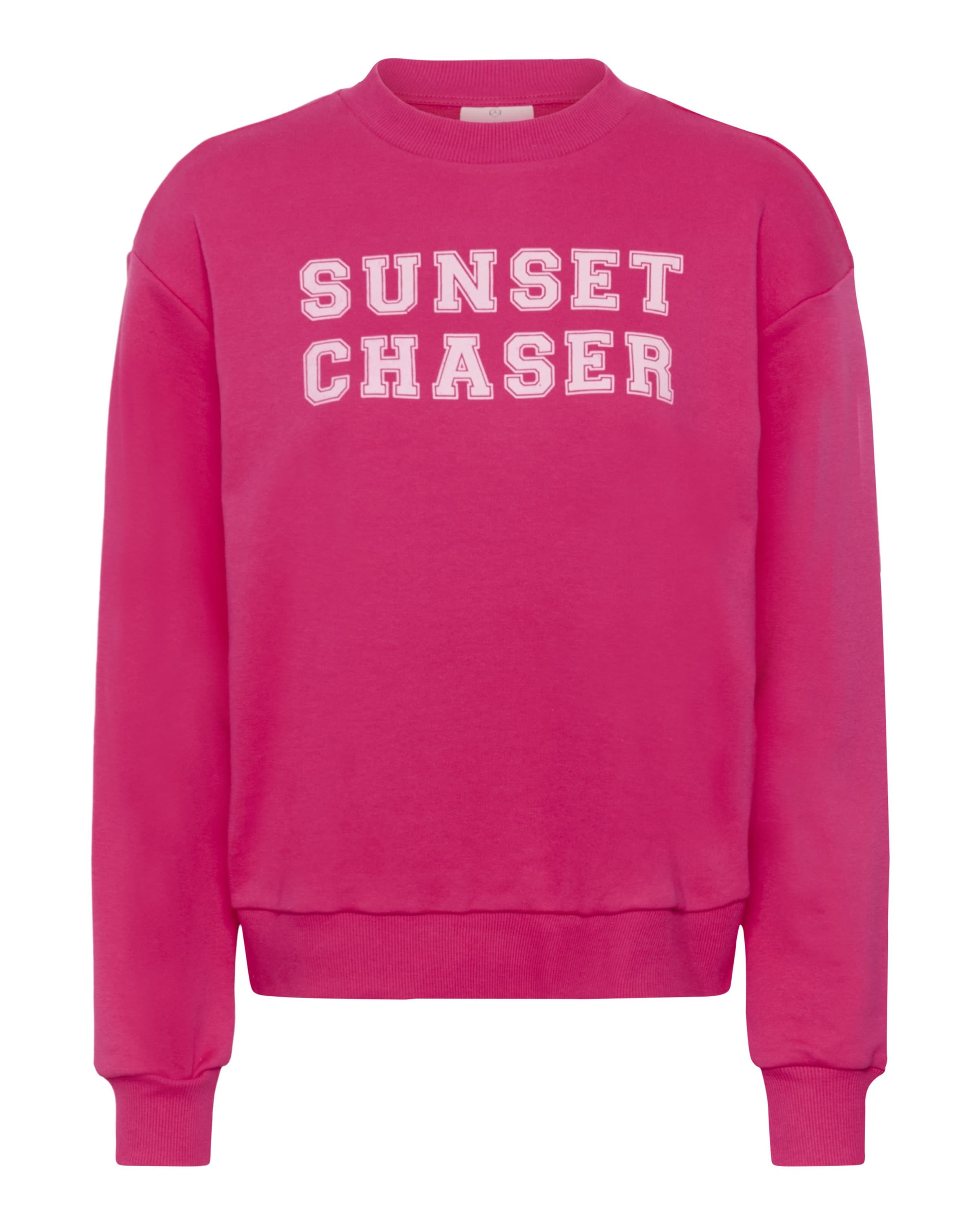 Kaffe Sweatshirt 'Lilje' i rød: forside