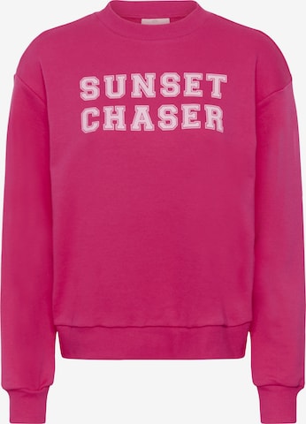 Kaffe - Sudadera 'Lilje' en rojo: frente