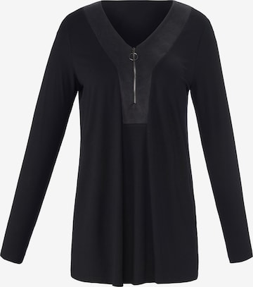 Emilia Lay Langarmshirt in Schwarz: predná strana