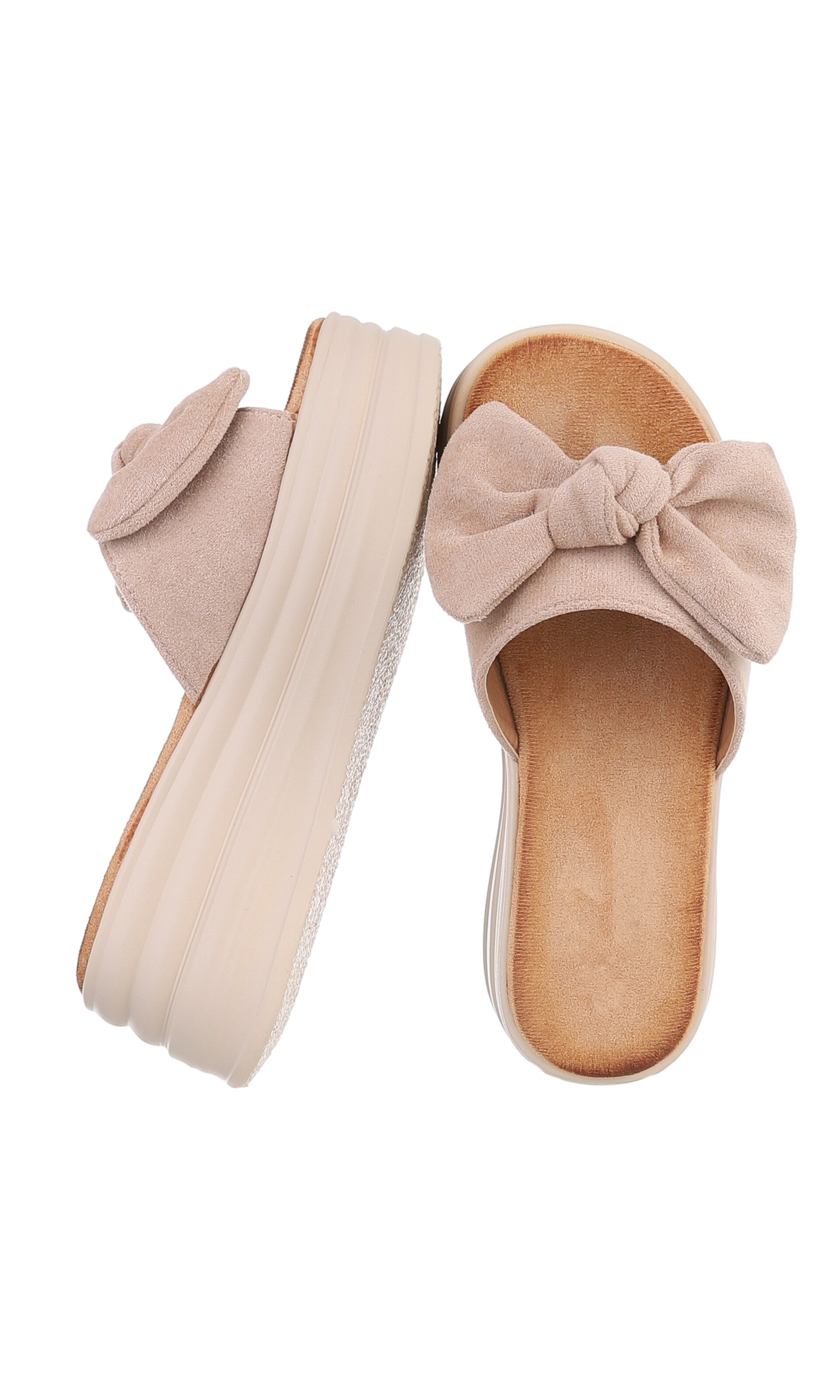 Ital-Design Pantolette in Braun