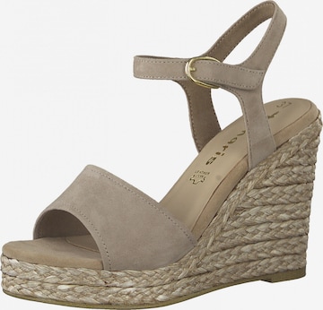 TAMARIS Sandale in Beige: predná strana