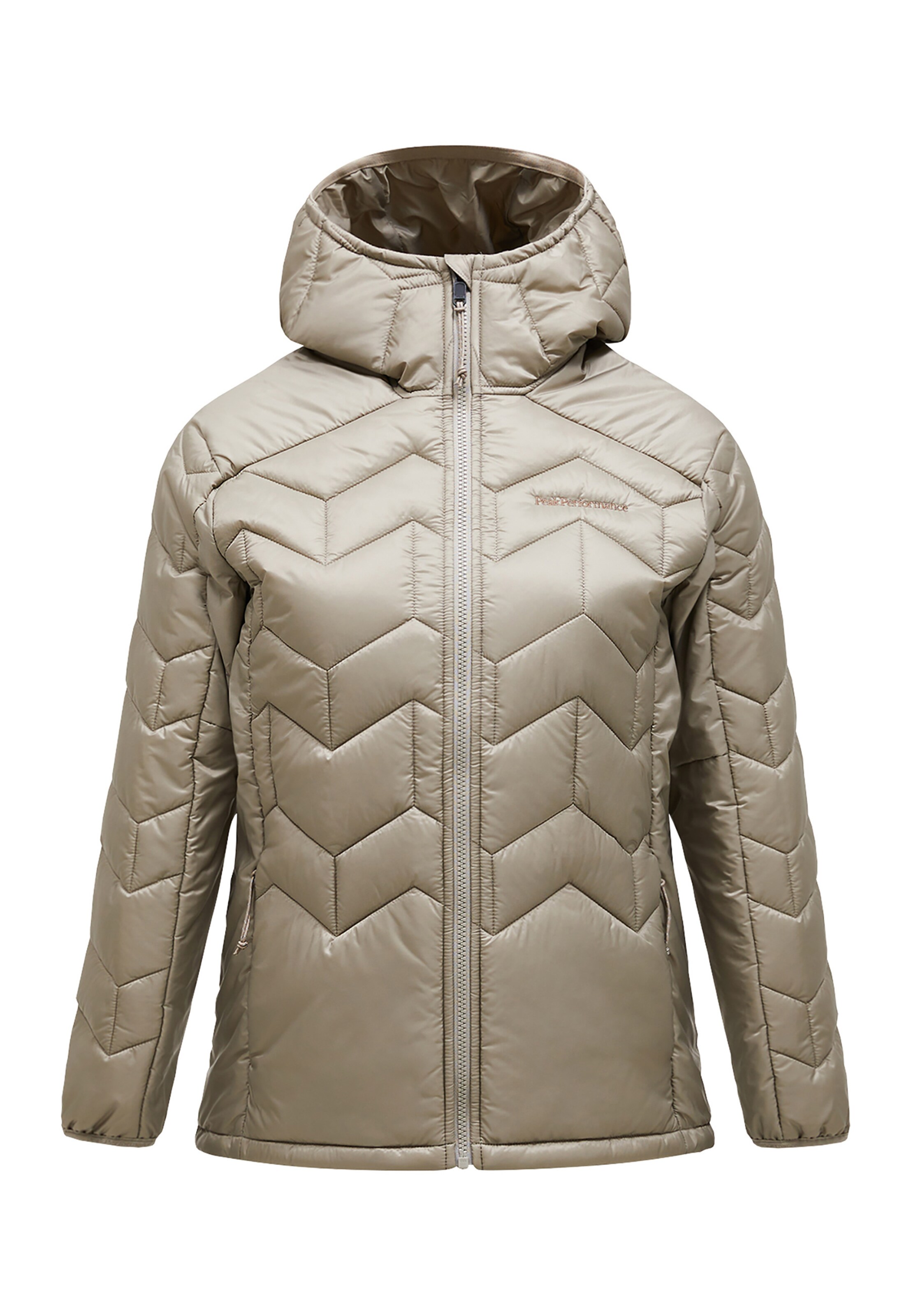 PEAK PERFORMANCE Steppjacke in Braun: Vorderseite