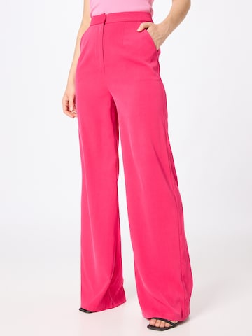 Wide Leg Pantalon Nasty Gal en rose : devant