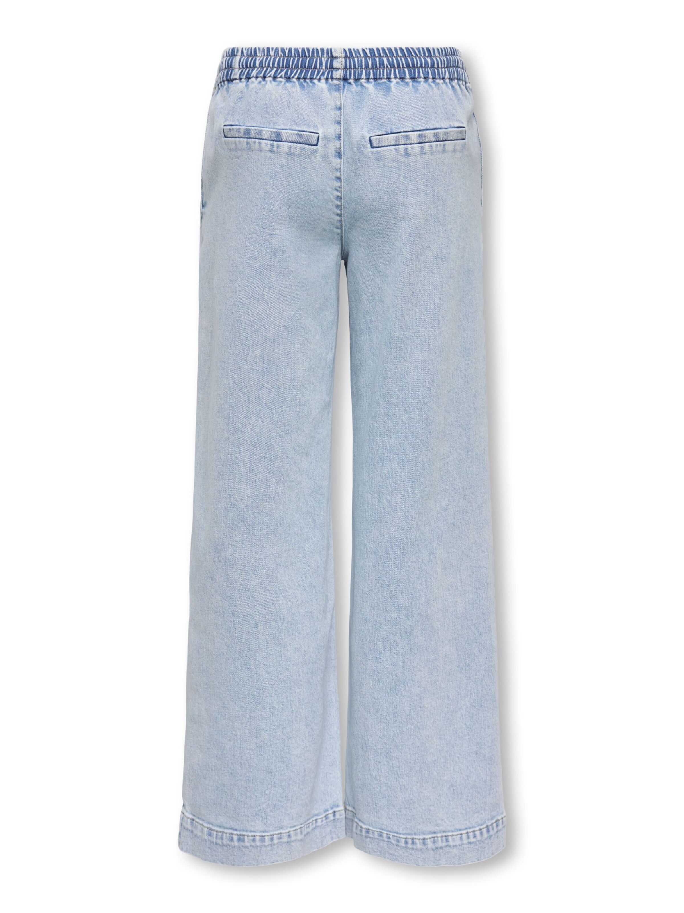 ONLY GIRLS Wide leg Jeans 'KOGDEIA' in Blauw