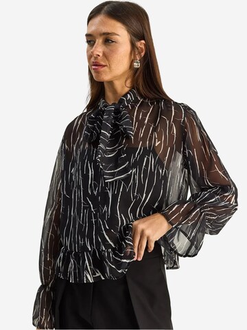 Camicia da donna di Bianco Lucci in nero