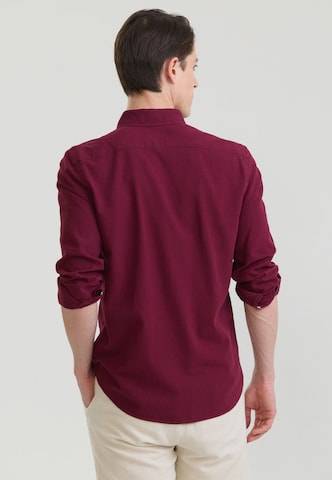 Felix Hardy Regular Fit Forretningsskjorte i rød