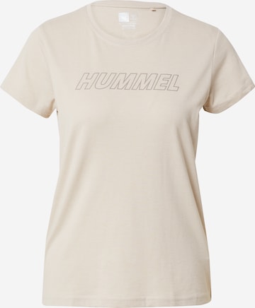 T-shirt fonctionnel Hummel en gris : devant