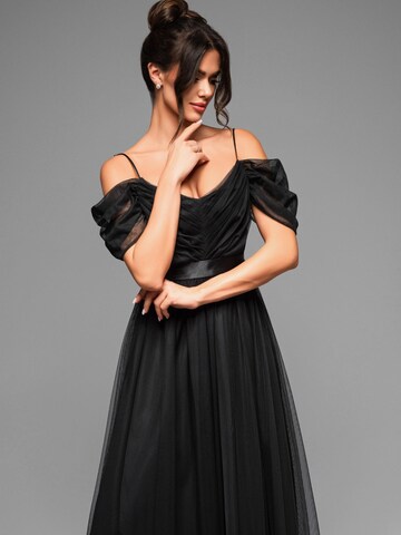 Ombre Abendkleid‌‌‌ in Schwarz