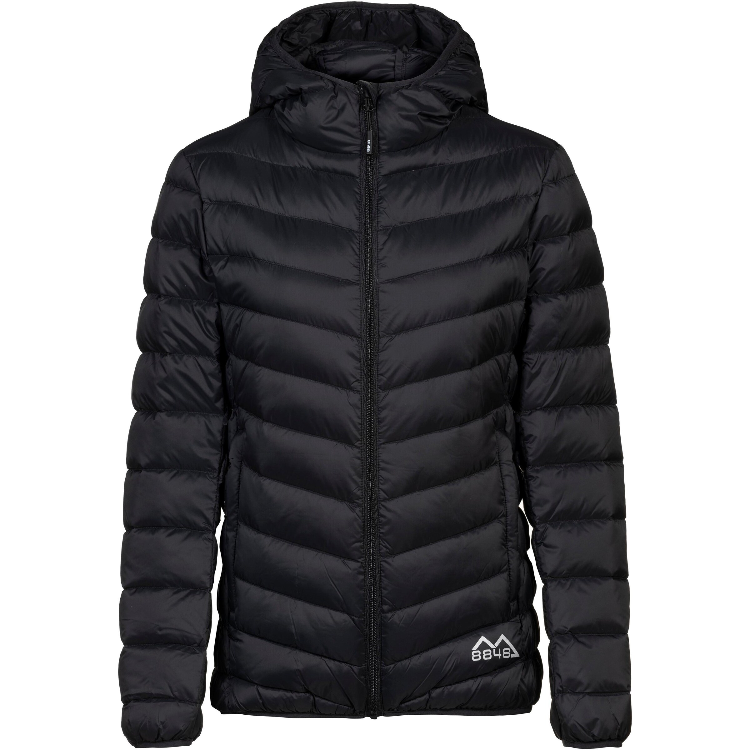 8848 Outdoor Winter Jacket in Black: front