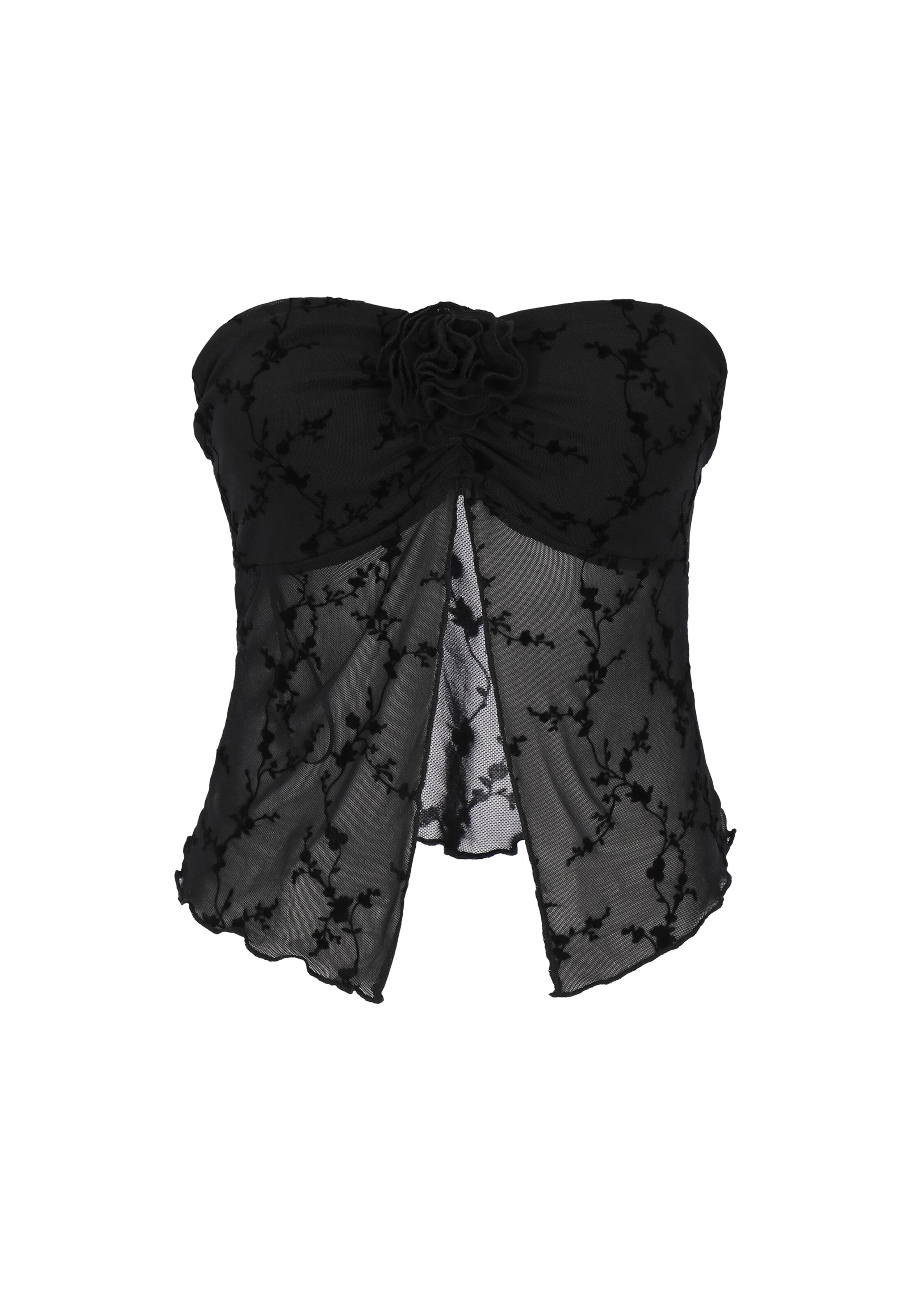 Haut faina en noir : devant