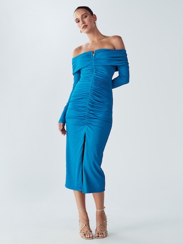 BWLDR Dress 'Aysha' in Blue: front