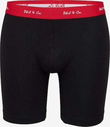 Phil & Co. Berlin Boxer shorts ' Long Boxer ' in Red