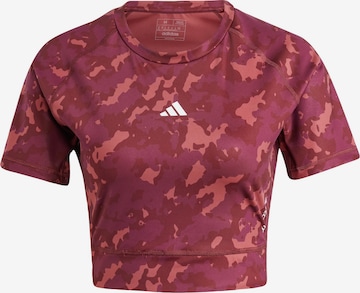 T-shirt fonctionnel ADIDAS PERFORMANCE en rouge : devant