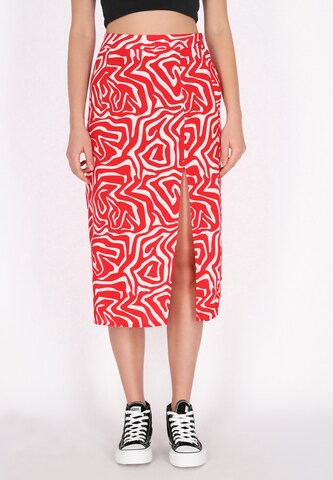 myMo ROCKS - Falda en rojo: frente