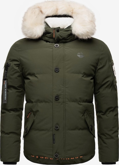 STONE HARBOUR Winterjacke 'Halvaar' in oliv, Produktansicht