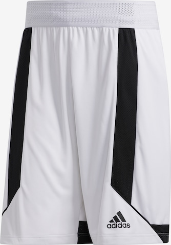 Loosefit Pantalon de sport 'Creator 365' ADIDAS SPORTSWEAR en blanc : devant