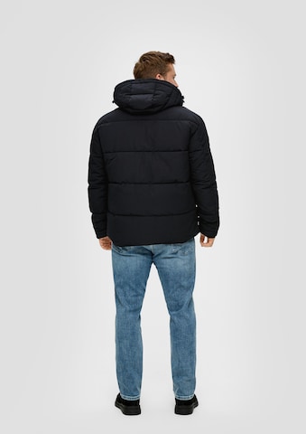 s.Oliver Men Big Sizes Winter Jacket in Black
