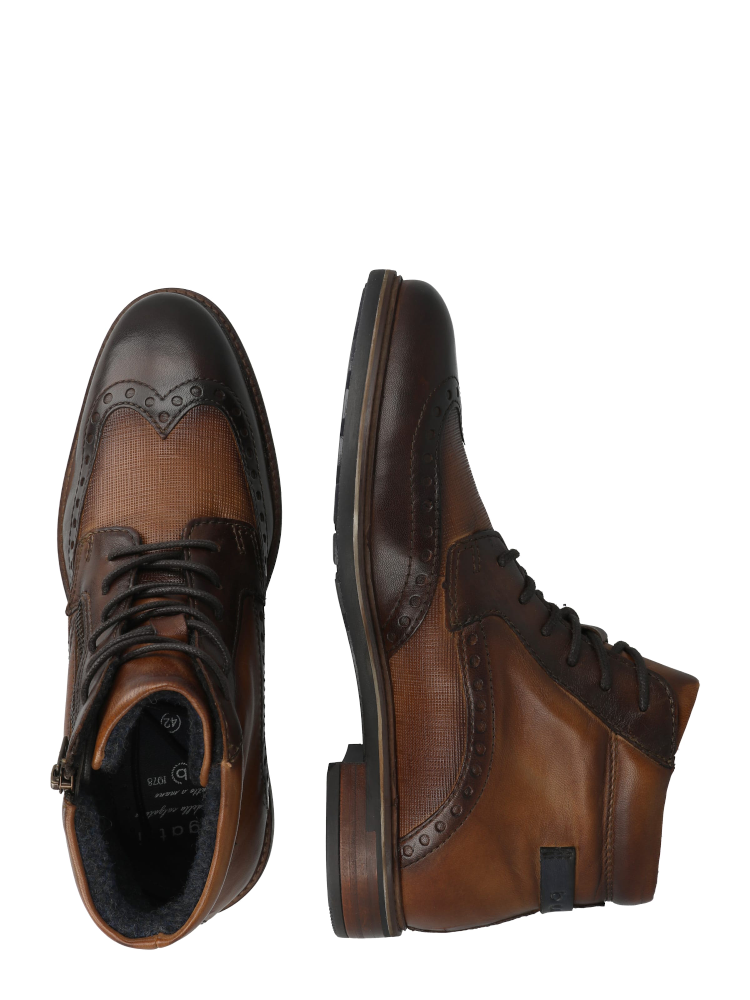 bugatti Boots 'Dano' in Braun