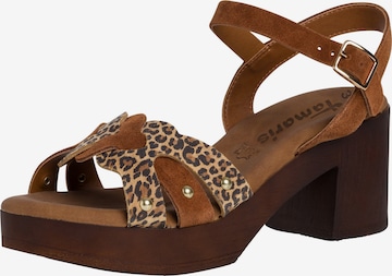 TAMARIS Sandals in Brown: front