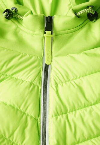 CECIL Scuba Jacke mit Kapuze in Gelb