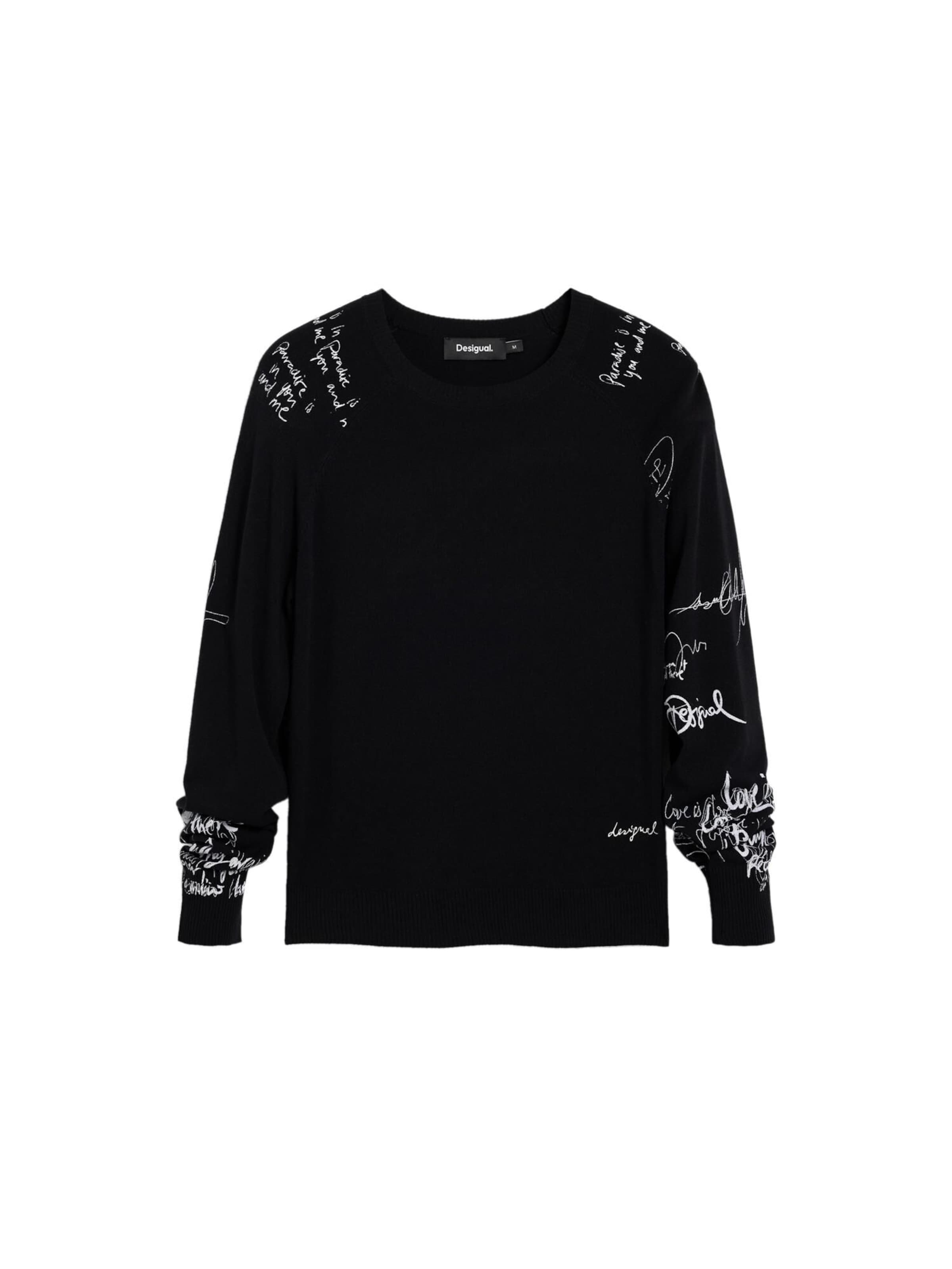 Desigual Svetr – černá: přední strana