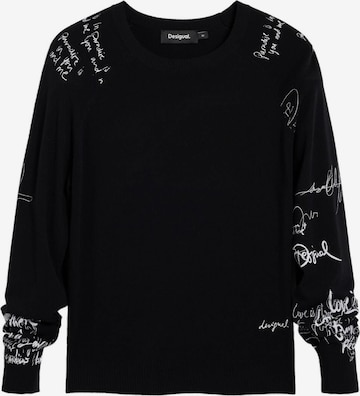 DesigualPulover - crna boja: prednji dio