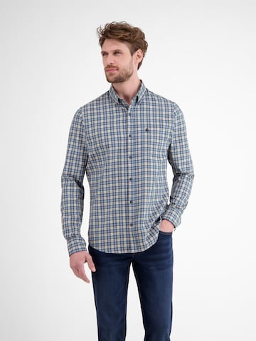 LERROS Regular fit Button Up Shirt in Blue: front