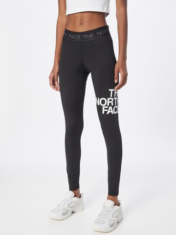 THE NORTH FACE Skinny Παντελόνι πεζοπορίας σε μαύρο: μπροστά