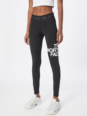 THE NORTH FACE Skinny Outdoorhose in Schwarz: predná strana