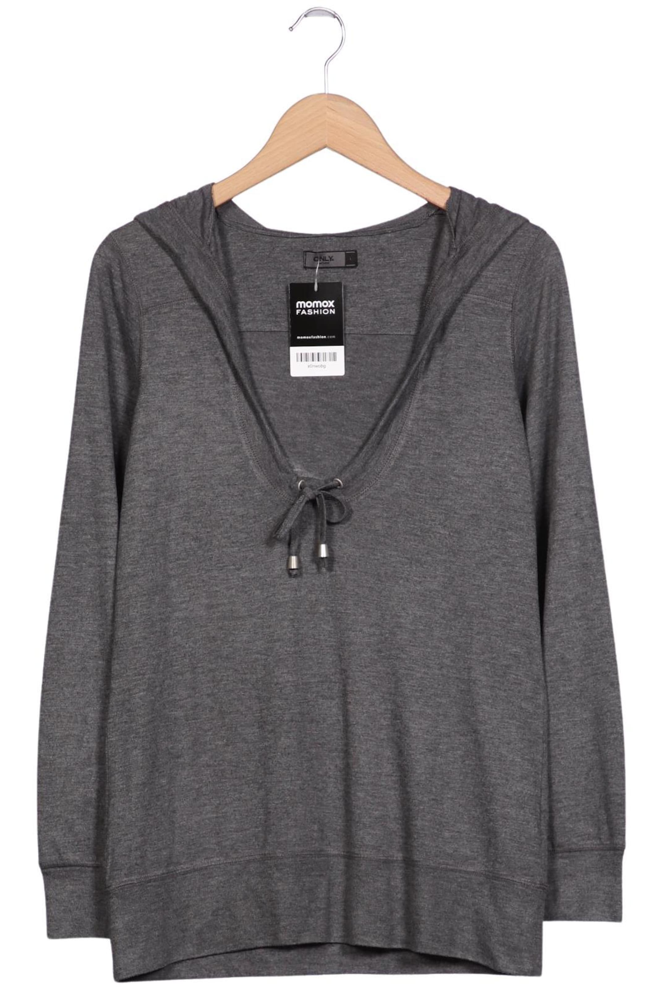 ONLY Kapuzenpullover L in Grau: Vorderseite