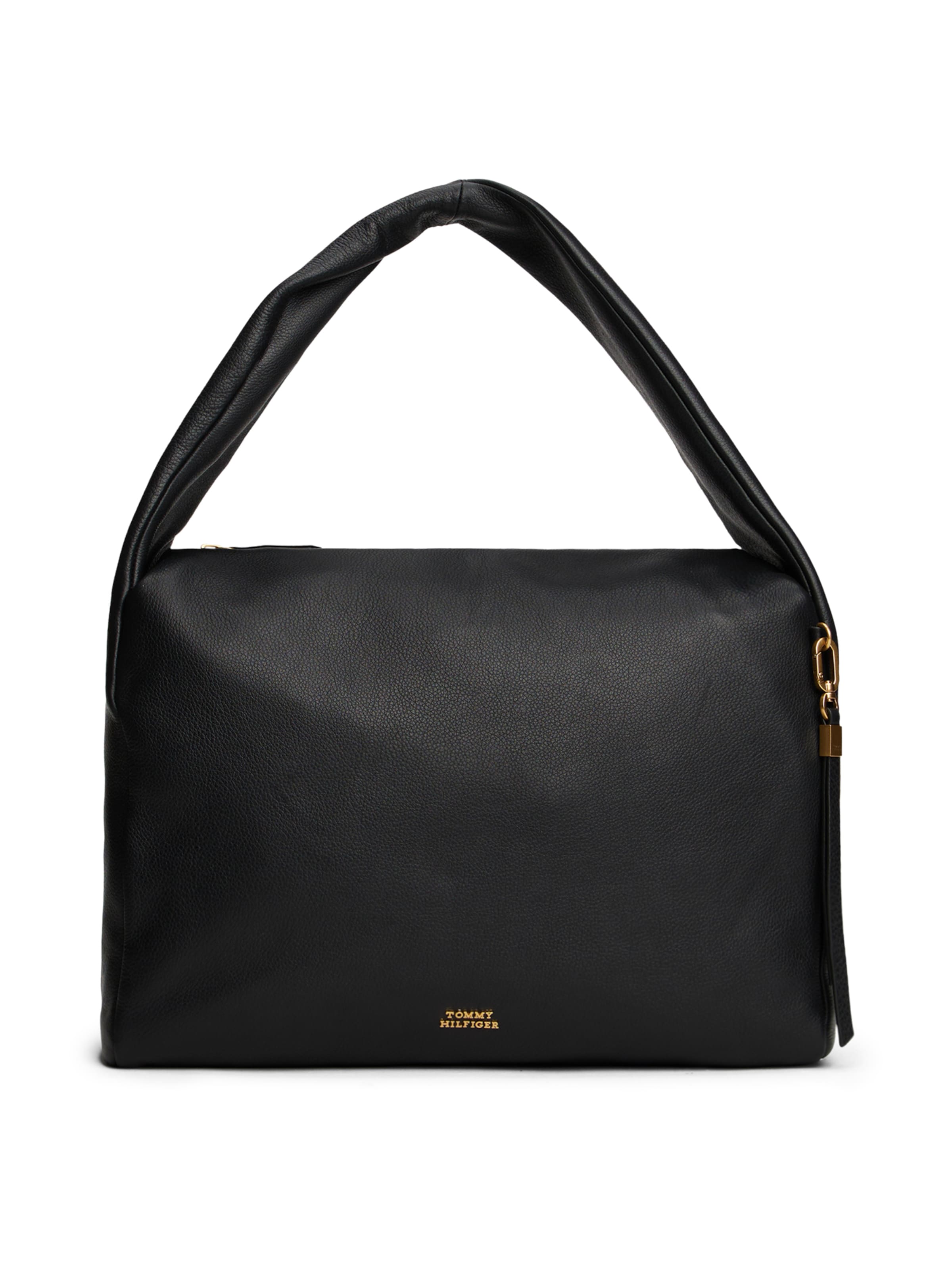 TOMMY HILFIGER Shopper táska - fekete: elől